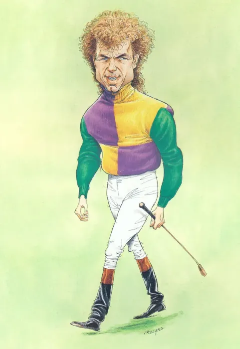 Framed Print : John Francome - National Hunt jockey Framed Print : John Francome - National Hunt jockey