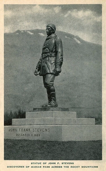 John Frank Stevens - Discovered Marias Pass over the Rockies