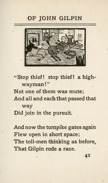 Framed Print : John Gilpin chased by Turnpike men Framed Print : John Gilpin chased by Turnpike men