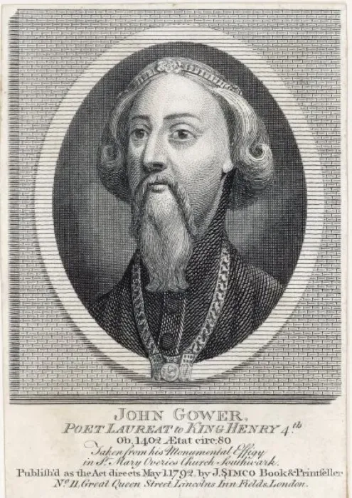 Framed Print : John Gower / St Mary O s Framed Print : John Gower / St Mary O s