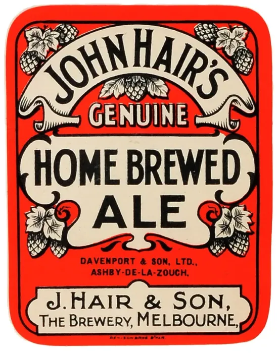 Framed Print : John Hair's Home Brewed Ale Framed Print : John Hair's Home Brewed Ale