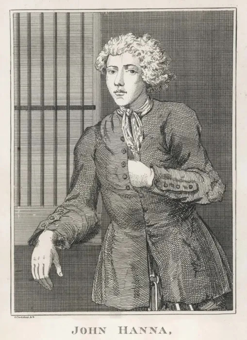 Framed Print : John Hann in his Cell Framed Print : John Hann in his Cell