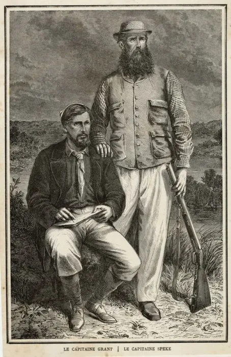 Framed Print : John Hanning Speke - with grant - 1863 Framed Print : John Hanning Speke - with grant - 1863