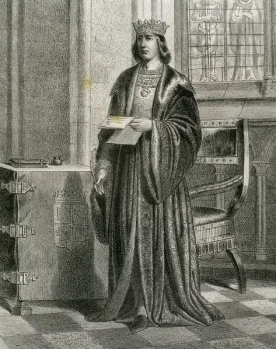 Framed Print : John II of Castile (1405-1454). Engraving Framed Print : John II of Castile (1405-1454). Engraving