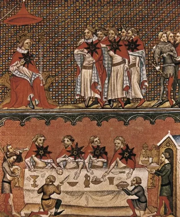Framed Print : John II of France creates the Order of the Star Framed Print : John II of France creates the Order of the Star