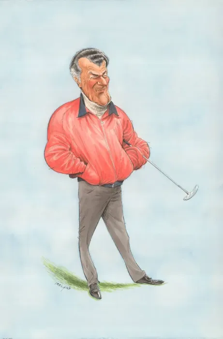 Framed Print : John Jacobs - Golf coach