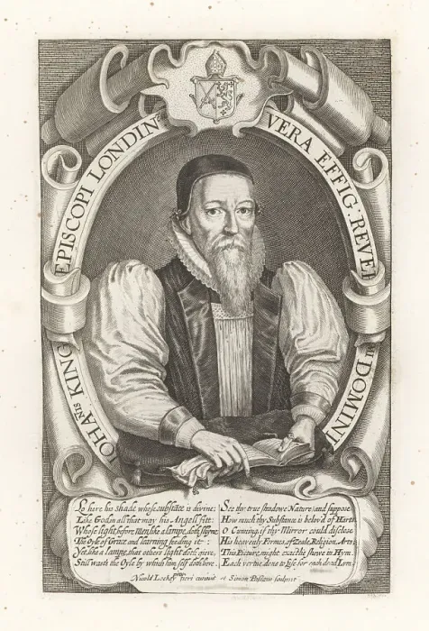 Framed Print : John King, Bishop of London, died 1621 Framed Print : John King, Bishop of London, died 1621