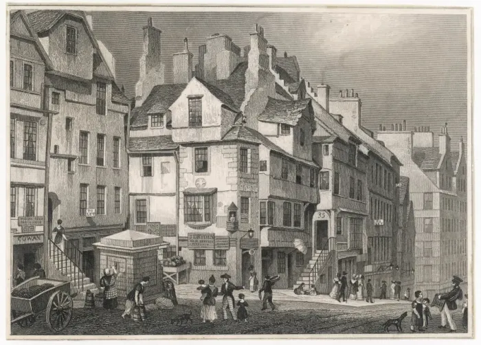 Framed Print : John Knox / High St Edin Framed Print : John Knox / High St Edin