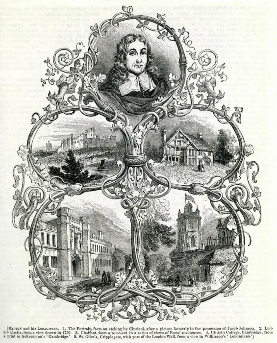 Framed Print : John Milton, English poet, writer and civil servant Framed Print : John Milton, English poet, writer and civil servant