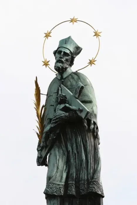 Framed Print : John of Nepomuk (1345-1393). National saint of the Czech Rep Framed Print : John of Nepomuk (1345-1393). National saint of the Czech Rep