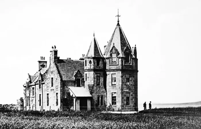Framed Print : John O'Groats Hotel - hand coloured photo - Victorian period Framed Print : John O'Groats Hotel - hand coloured photo - Victorian period