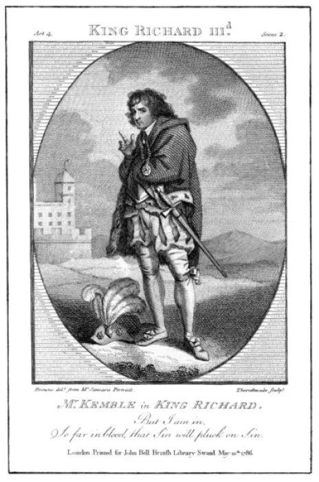 Framed Print : John Philip Kemble, actor