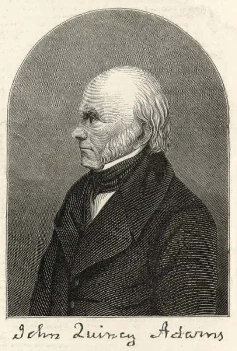 Framed Print : John Quincy Adams (1767-1848) Framed Print : John Quincy Adams (1767-1848)