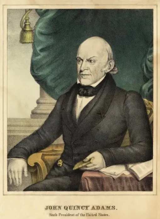 Framed Print : John Quincy Adams Framed Print : John Quincy Adams