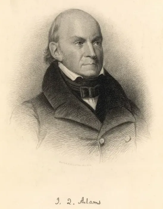 Framed Print : John Quincy Adams / Holl Framed Print : John Quincy Adams / Holl