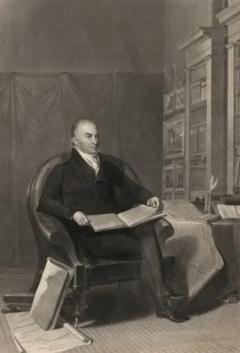 Framed Print : John Quincy Adams, President of the United States Framed Print : John Quincy Adams, President of the United States