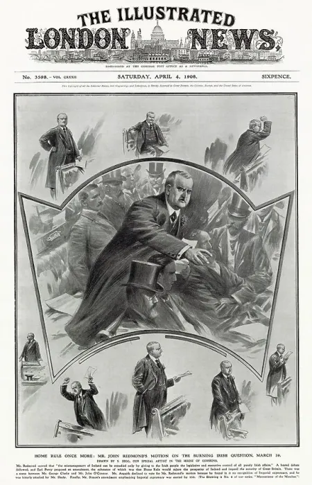 Framed Print : John Redmond's Home Rule Speech 1908 Framed Print : John Redmond's Home Rule Speech 1908
