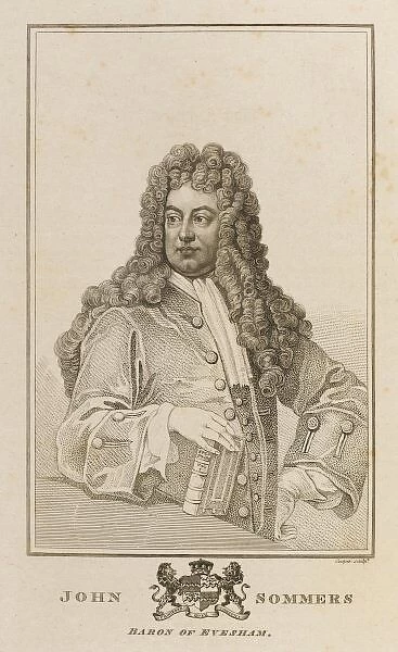 John Somers, Baron. JOHN SOMERS baron of Evesham lawyer, statesman and writer