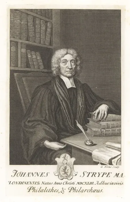 Framed Print : John Strype, English historian and biographer, 1643-1737 Framed Print : John Strype, English historian and biographer, 1643-1737