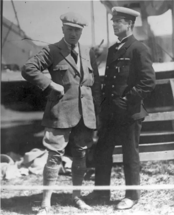 Framed Print : John William Alcock 1892-1919 (left) Framed Print : John William Alcock 1892-1919 (left)