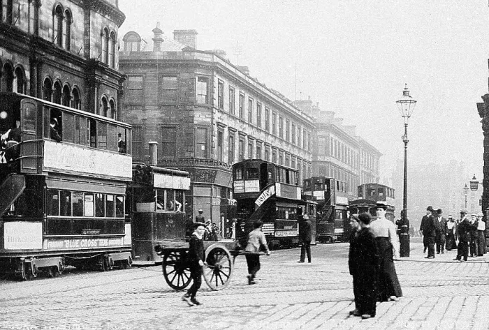 Framed Print : John William Street, Huddersfield Framed Print : John William Street, Huddersfield
