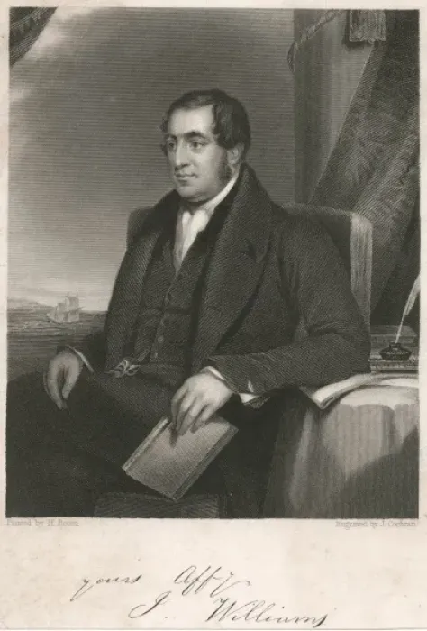 Framed Print : John Williams Missionary Framed Print : John Williams Missionary