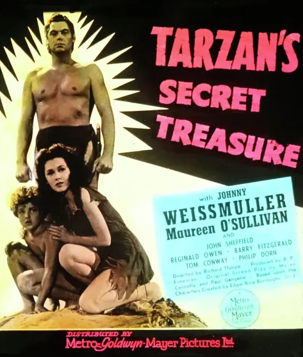 Framed Print : Johnny Weissmuller Tarzan's Secret Treasure movie advert Framed Print : Johnny Weissmuller Tarzan's Secret Treasure movie advert