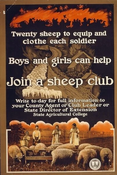 Join a sheep club Twenty sheep to equip and clothe each sold