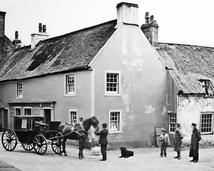 Framed Print : Jolly Beggars Inn, Mauchline, Scotland - Victorian period
