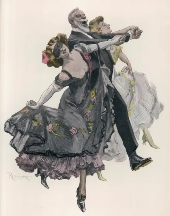Framed Print : Jolly Trio Dancing Framed Print : Jolly Trio Dancing