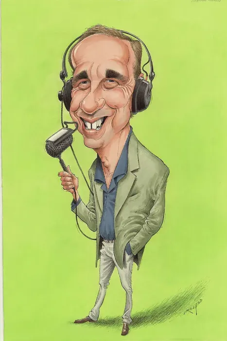 Framed Print : Jonathan Agnew - Cricket commentator Framed Print : Jonathan Agnew - Cricket commentator