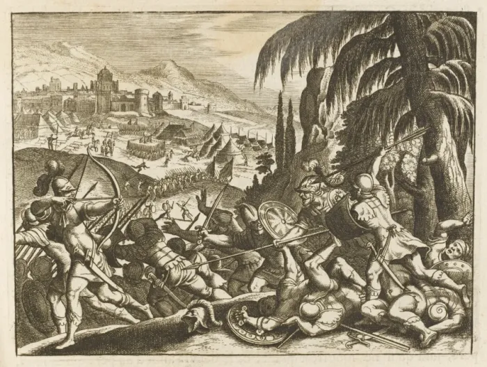 Framed Print : Jonathan & Philistines Framed Print : Jonathan & Philistines