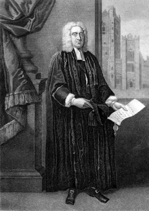 Framed Print : Jonathan Swift (Binden) Framed Print : Jonathan Swift (Binden)