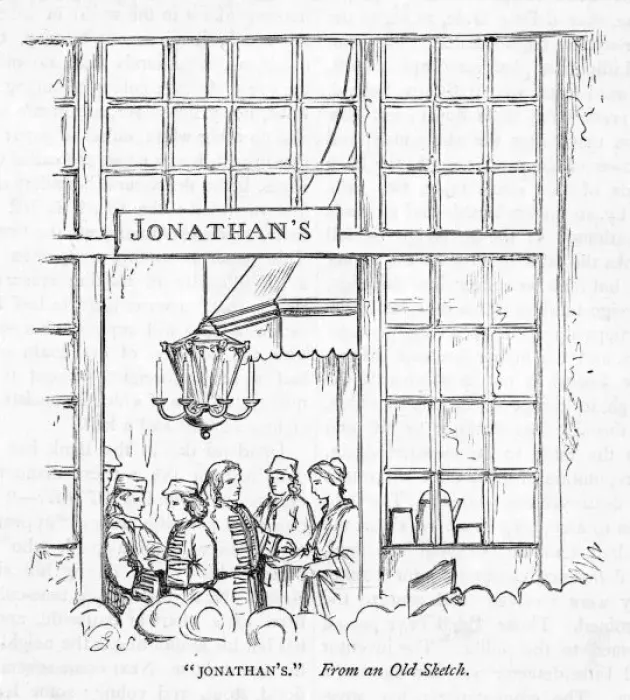 Framed Print : Jonathans Coffee House Framed Print : Jonathans Coffee House