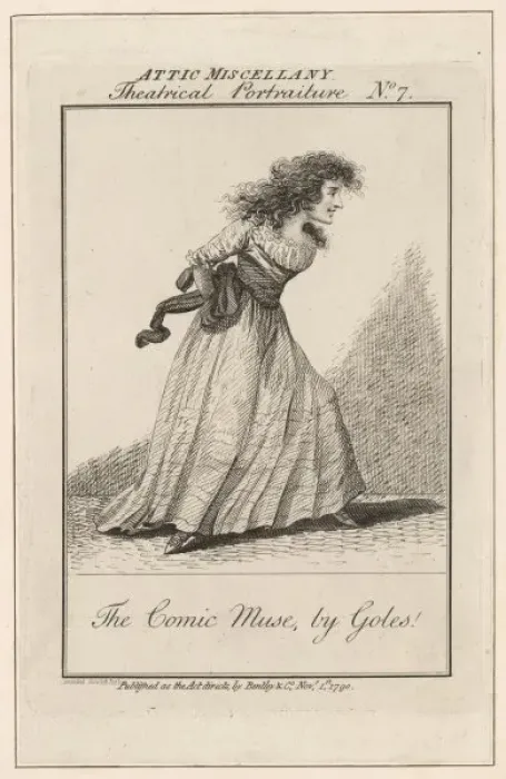 Framed Print : Jordan as Comic Muse Framed Print : Jordan as Comic Muse