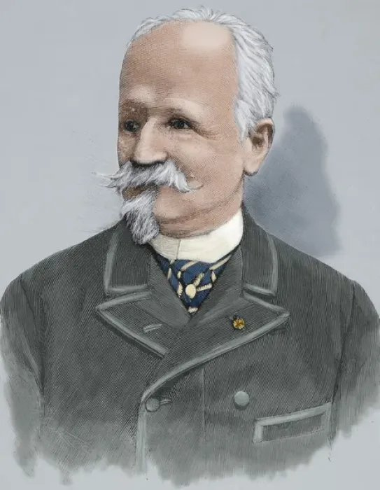 Framed Print : Jorge Busato (1836-1917). Engraving. Colored Framed Print : Jorge Busato (1836-1917). Engraving. Colored