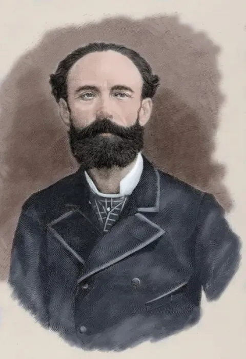 Framed Print : Jose Maria Casado del Alisal (1832-1886). Engraving. Colored Framed Print : Jose Maria Casado del Alisal (1832-1886). Engraving. Colored