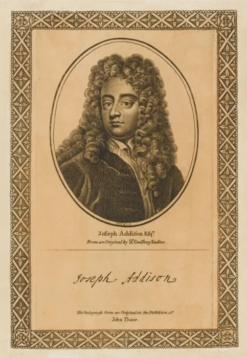 Framed Print : Joseph Addison Framed Print : Joseph Addison