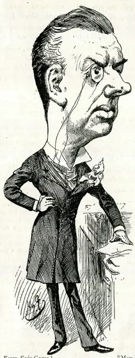 Framed Print : Joseph Chamberlain, caricature by Harry Furniss Framed Print : Joseph Chamberlain, caricature by Harry Furniss