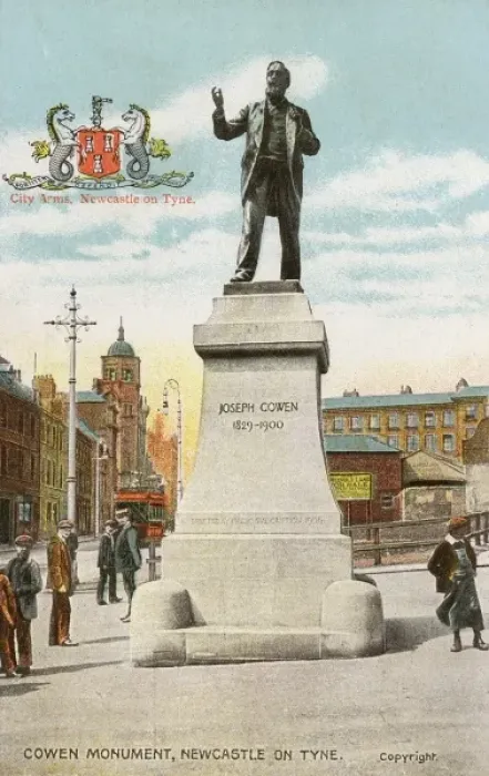Framed Print : Joseph Cowen - Statue at Newcastle-upon-Tyne Framed Print : Joseph Cowen - Statue at Newcastle-upon-Tyne