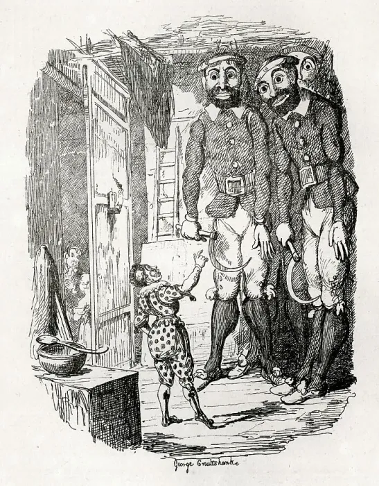 Framed Print : Joseph Grimaldi, kindness to the pantomime giants Framed Print : Joseph Grimaldi, kindness to the pantomime giants