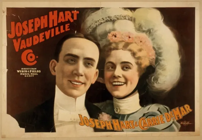 Framed Print : Joseph Hart Vaudeville Co. direct from Weber & Fields Music
