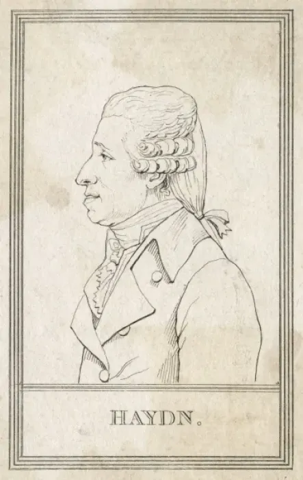Framed Print : Joseph Haydn / French Framed Print : Joseph Haydn / French