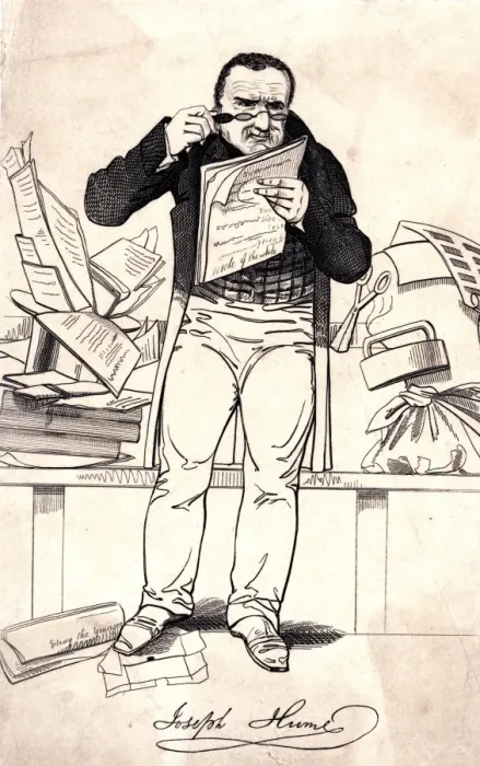Framed Print : Joseph Hume Reading Framed Print : Joseph Hume Reading