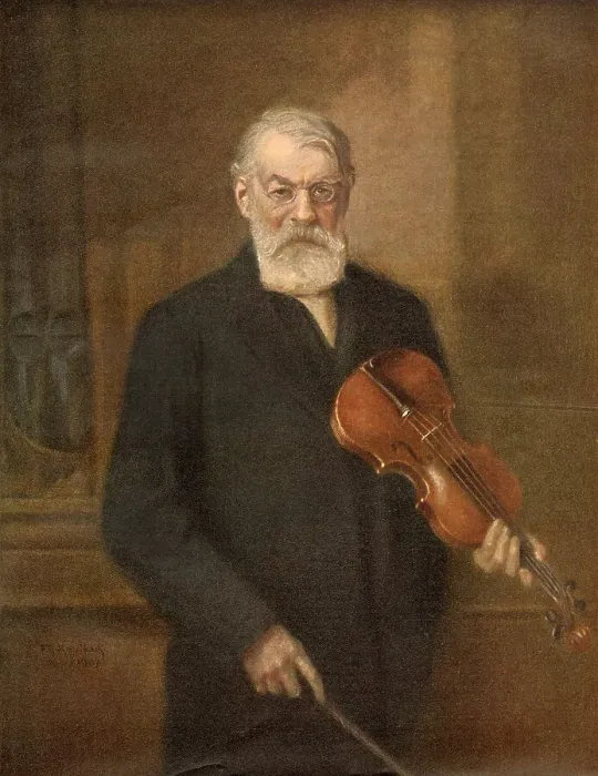 Framed Print : JOSEPH JOACHIM (1831 - 1907), Hungarian musician. Date: 1909 Framed Print : JOSEPH JOACHIM (1831 - 1907), Hungarian musician. Date: 1909