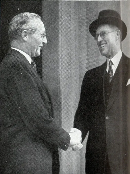 Framed Print : Joseph P. Kennedy bidding farewell