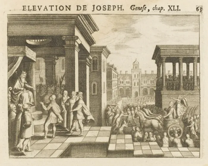 Framed Print : Joseph Raised to Glory Framed Print : Joseph Raised to Glory