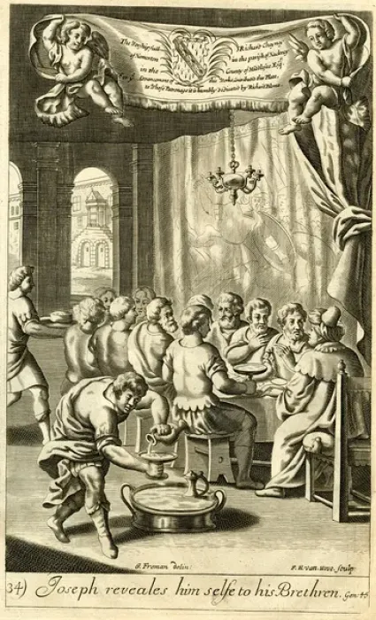 Framed Print : Joseph reveals himself to his brethren Framed Print : Joseph reveals himself to his brethren