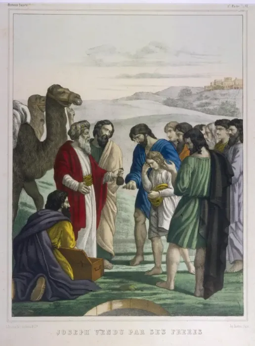 Framed Print : Joseph Sold by Brothers Framed Print : Joseph Sold by Brothers