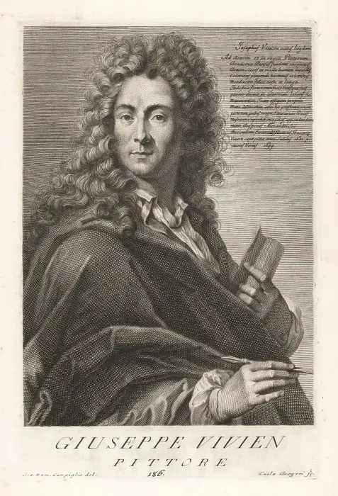 Framed Print : Joseph Vivien, French painter, 1657-1735 Framed Print : Joseph Vivien, French painter, 1657-1735